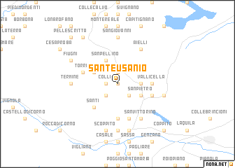 map of SantʼEusanio