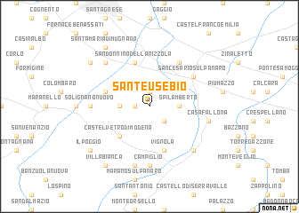 map of SantʼEusebio