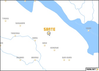map of Sante