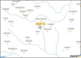 map of Sante