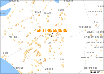 map of Santhie Sérère