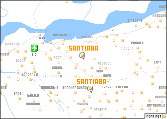 map of Santiaba