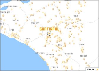 map of Santia Fal