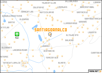 map of Santiago Analco