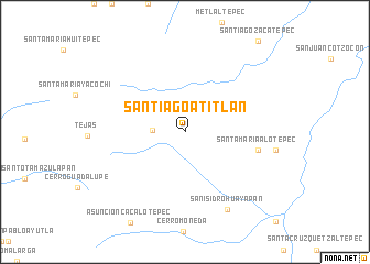 map of Santiago Atitlán
