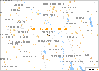 map of Santiago Citendejé