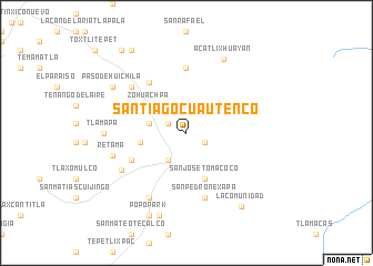 map of Santiago Cuautenco