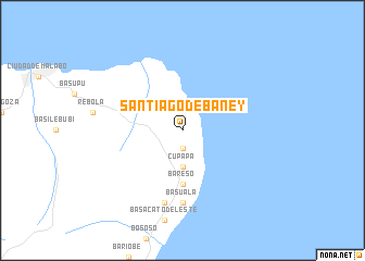 map of Santiago de Baney