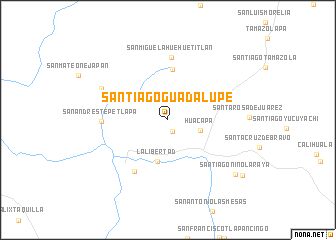 map of Santiago Guadalupe