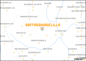 map of Santiago Huauclilla