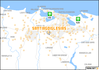 map of Santiago Iglesias