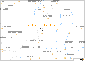 map of Santiago Ixtaltepec