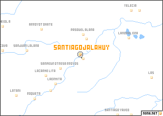 map of Santiago Jalahuy