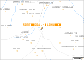 map of Santiago Juxtlahuaca