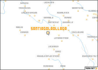 map of Santiago Laollaga