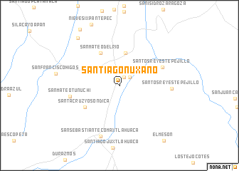 map of Santiago Nuxaño