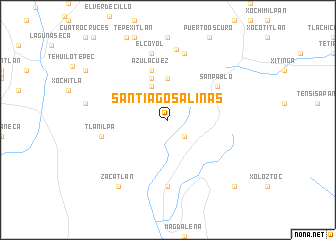 map of Santiago Salinas