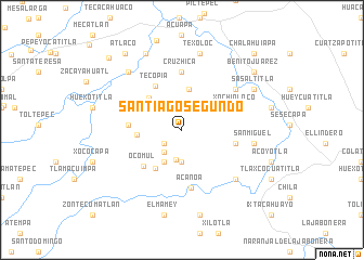 map of Santiago Segundo