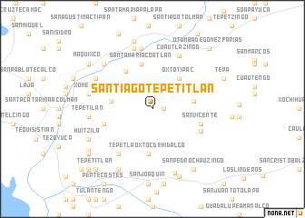 map of Santiago Tepetitlán