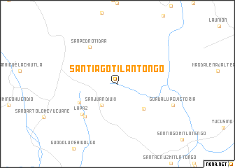 map of Santiago Tilantongo