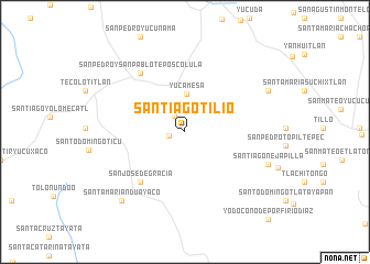 map of Santiago Tilio