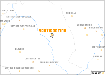 map of Santiago Tiñó