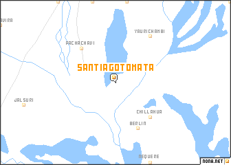 map of Santiago Tomata