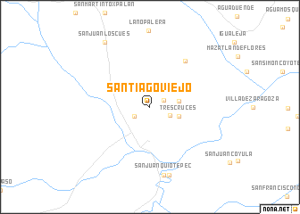 map of Santiago Viejo