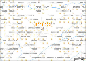 map of Santiago