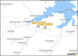 map of Santiago