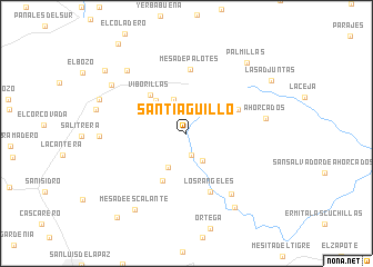 map of Santiaguillo