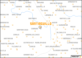 map of Santiaguillo