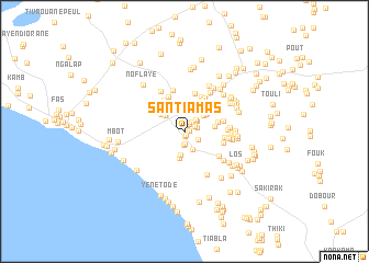 map of Santia Mas