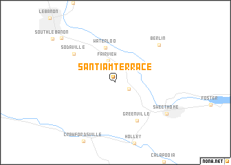 map of Santiam Terrace
