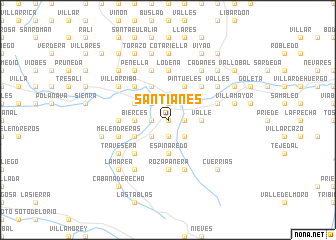 map of Santianes