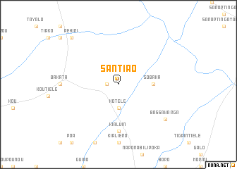 map of Santiao