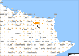 map of San-tiao