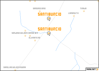 map of San Tiburcio