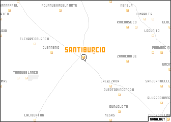 map of San Tiburcio