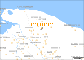 map of Santiestaban