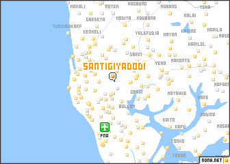 map of Santigiyadodi