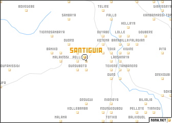 map of Santiguia