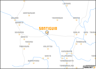 map of Santiguia