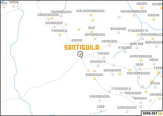 map of Santiguila