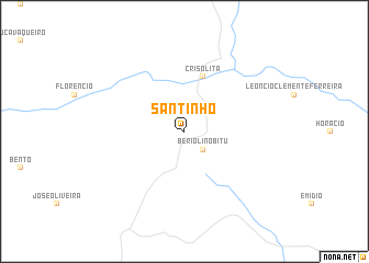 map of Santinho