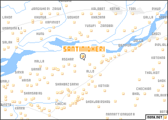 map of Santini Dheri