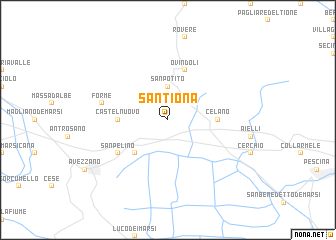 map of SantʼIona