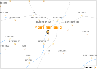 map of Santiou Diadia
