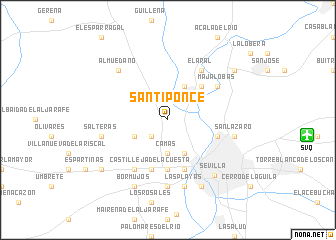 map of Santiponce