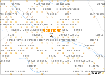 map of San Tirso